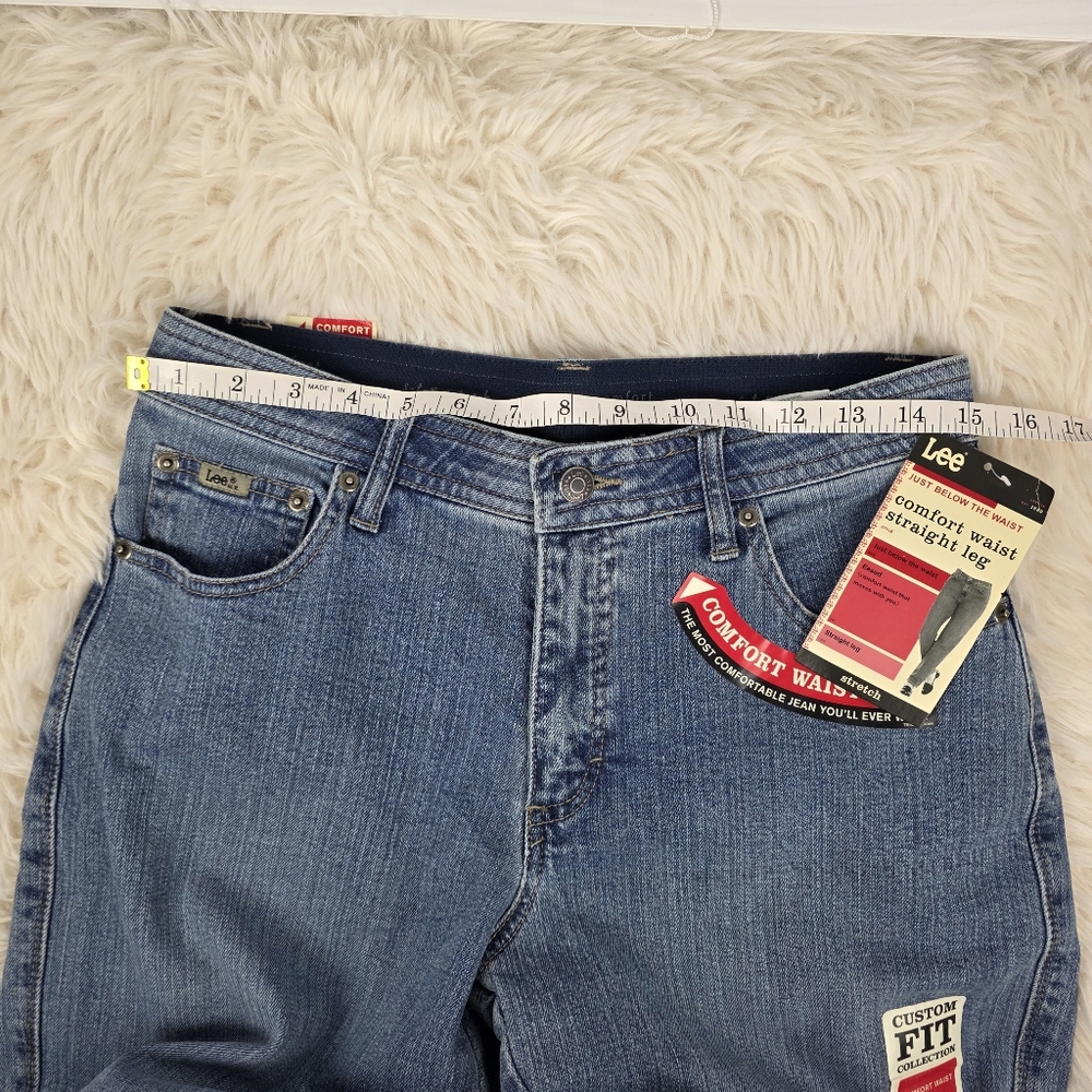 Lee Comfort Waistband Straight Leg Jeans - Picture 10 of 15